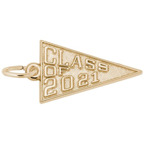 Class of 2021 Charm - 14K Gold - 10-6821-14kg