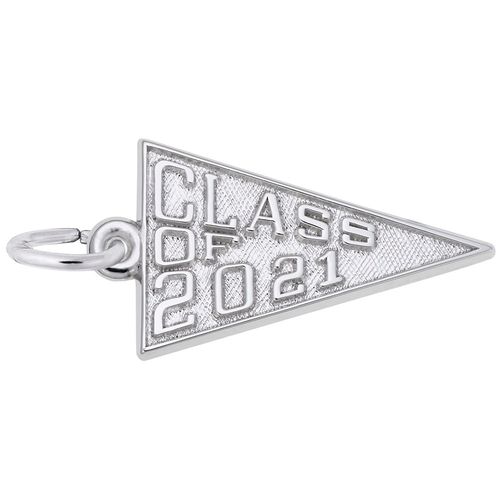 Class of 2021 Charm - Sterling Silver - 10-6821-s
