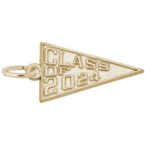 Class Of 2024 Charm Gold Plated - 10-6824-0-GP