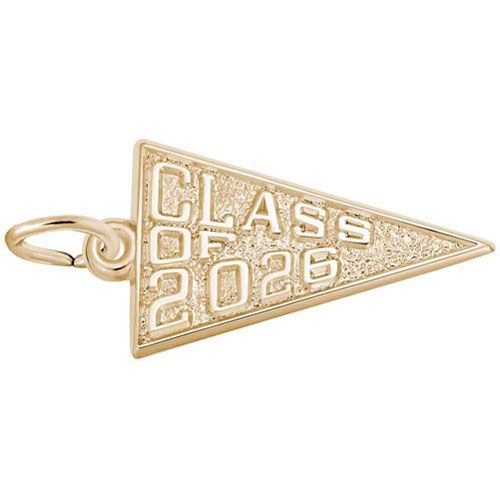 Class Of 2026 Charm 14K Gold - 10-6826-0-14K