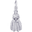 Colonial Lady Charm White Gold - 10-2273