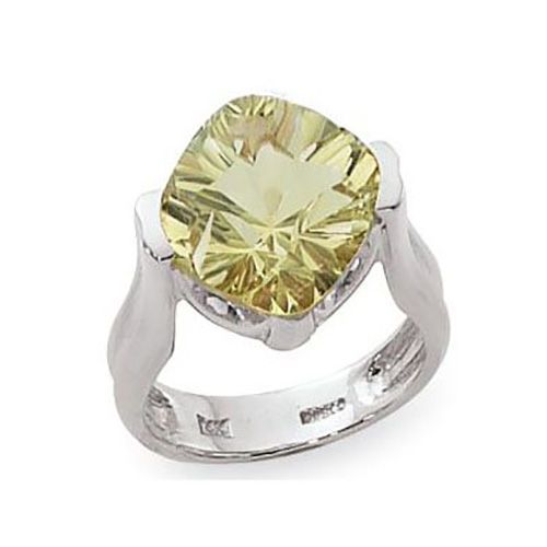 Concave Oro Verde Ring - 14K White Gold Size 7