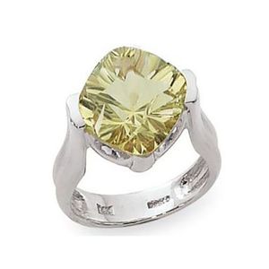 Concave Oro Verde Ring - 14K White Gold Size 7