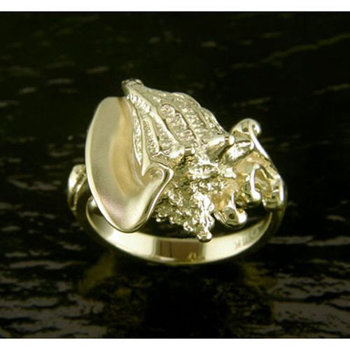 Conch Shell Ring - 14K Gold  - SD-SLR095