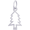Cookie Cutter Christmas Tree Charm Silver - 10-5780
