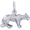 Cougar Charm White Gold - 10-4150