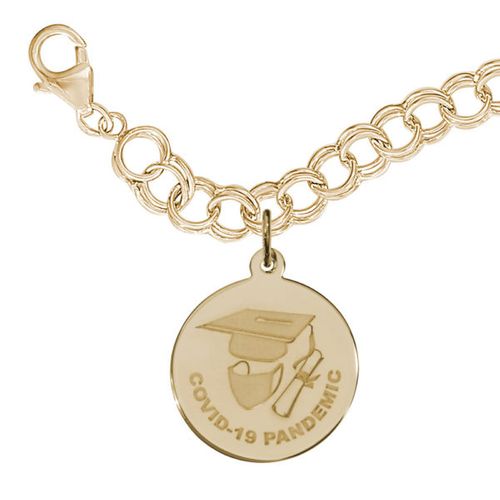 Covid-19 - Graduation Bracelet - Gold Plated - 27-7552-117-gp