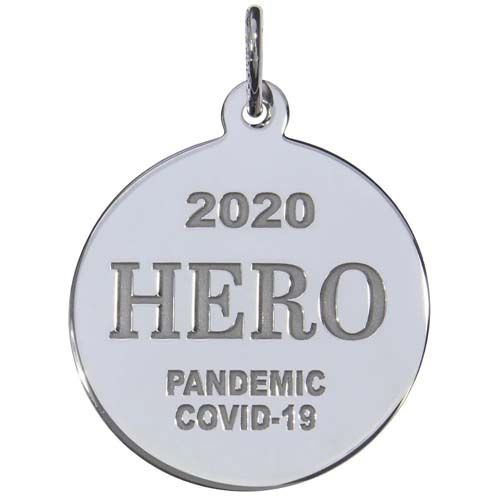 Covid-19 Hero Charm Sterling Silver - 10-7550-0-SS