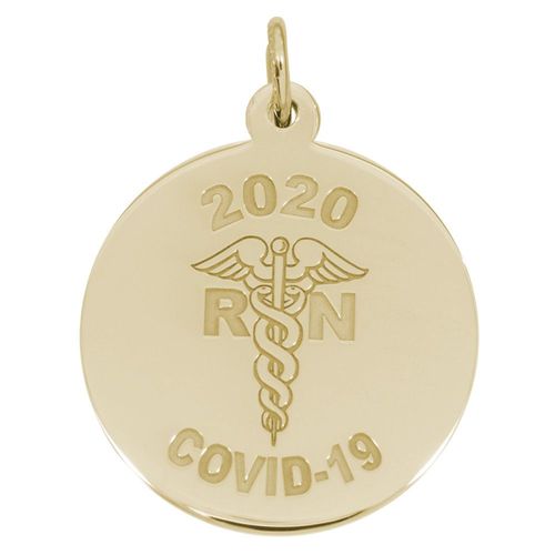 COVID - RN Caduces Charm - 10-7541-0-10K