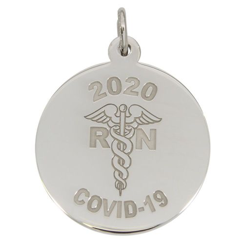 COVID - RN Caduces Charm - 10-7541-0-SS