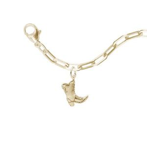 Cowboy Boot Bracelet Set - Gold Plated - 27-6312-320-GP