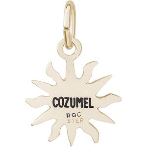 Cozumel Sun Charm - Gold Plated