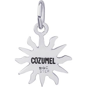 Cozumel Sun Charm - Sterling Silver
