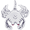 Crab Charm Silver - 10-1516