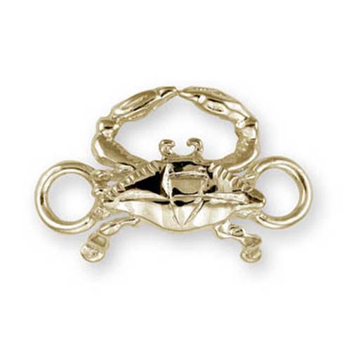 Crab Bracelet Clasp - 14K Yellow Gold