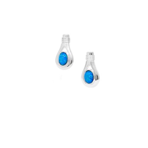 Created Opal Unity Earrings W/wrap  - ESOPUNY