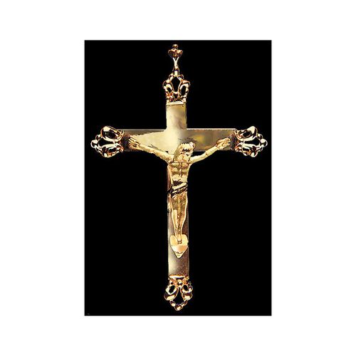 Cross Crucifixion Pendant - 14K Yellow Gold