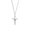 Crucifix Necklace Set - Sterling Silver - 29-4938-87-SS