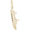 Cuba Cruise Ship 3D Charm - 10K Gold