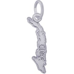 Cuba Map Charm - 10-6421