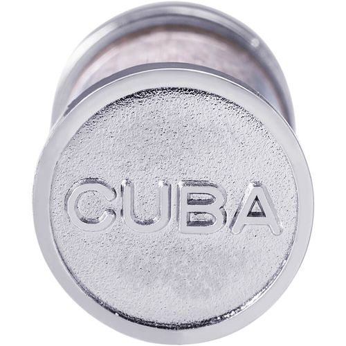 Cuba Sand Capsule Charm - 14K White Gold