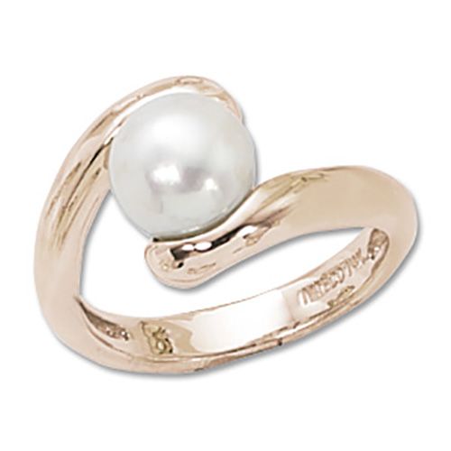 Cultured Pearl Ring - 14K Yellow Gold