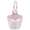 Cupcake Pink Charm Silver - 10-8342