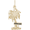 Curacao Palm With Sign Charm - Gold Plated