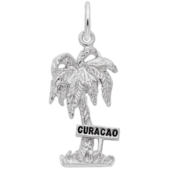 Curacao Palm With Sign Charm - 10-4663