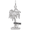 Curacao Palm With Sign Charm - Sterling Silver