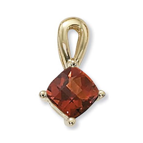 Cushion Citrine Madeira Pendant - 14K Yellow Gold - 80373CM