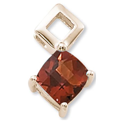 Cushion Citrine Madeira Pendant - 14K Yellow Gold - 80372CM