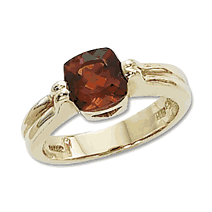 Cushion Citrine Madeira Ring - 14K Yellow Gold Size 7 - 70640CM