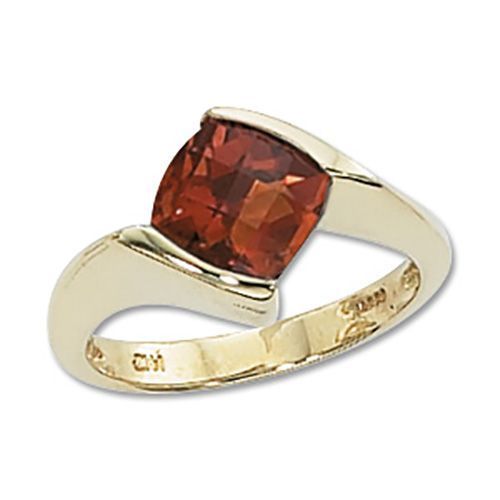 Cushion Citrine Madeira Ring - 14K Yellow Gold Size 7 - 70658CM