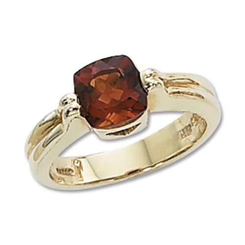 Cushion Citrine Madeira Ring - 14K Yellow Gold Size 7 - 70640CM