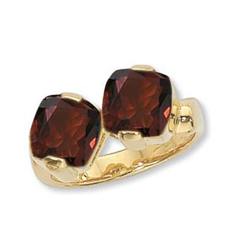 Cushion Citrine Madeira Ring - 14K Yellow Gold Size 7 - 70895CM