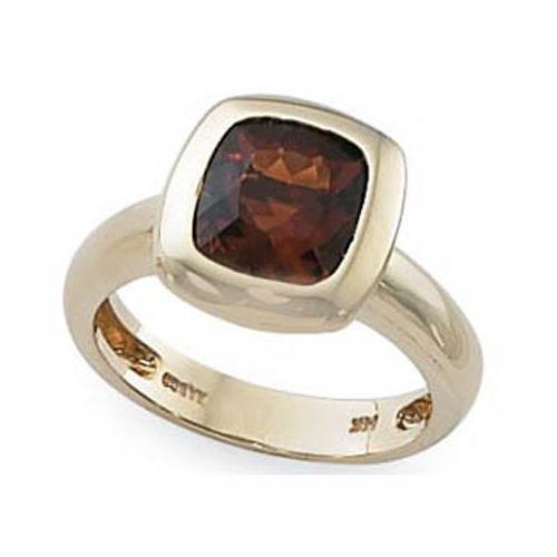 Cushion Madeira Citrine Ring - 14K Yellow Gold Size 7 - 70729CM