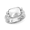 Cushion Mobe & Diamond Ring - 14K White Gold Size 7