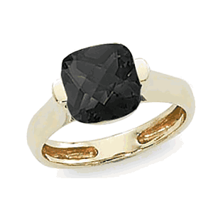 Cushion Onyx Ring - 14K Yellow Gold Size 7 - 70728OX