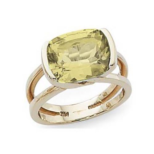 Cushion Oro Verde Ring - 14K Yellow Gold Size 7 - 70815OV