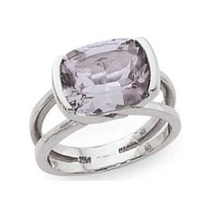 Rose De France White Gold Rings
