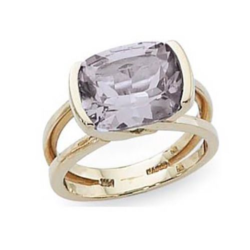 Cushion Rose De France Ring - 14K Yellow Gold Size 7 - 70815RDF