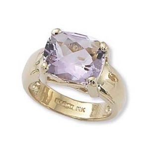 Cushion Rose De France Ring - 14K Yellow Gold Size 7 - 70789RDF