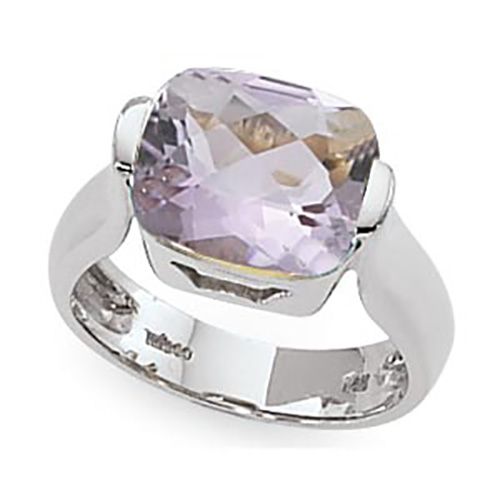 Cushion Rose De France Ring - Sterling Silver Size 7 - 70786RDF-SS