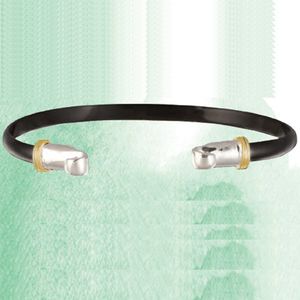 Ss 4mm Custom Clasp Collection Black Titanium W/14ky Wraps 7.5 Inch - MCCBT475
