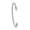 Custom Clasp Twisted Wire Bracelet - Silver & 14K Gold 3mm 6 Inch