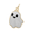 Cute Ghost Charm  - Painted- 10K Gold-10-1139-1-10K