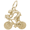Cyclist Charm Gold Plated - 10-2400