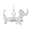 Dachshund Dog Charm - Sterling Silver - 10-1923-0-SS