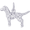 Dalmatian Dog Charm Silver - 10-2405